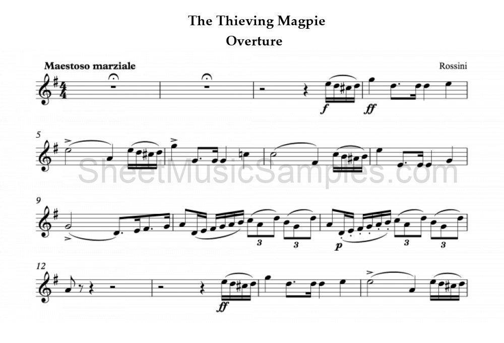 The Thieving Magpie - Overture