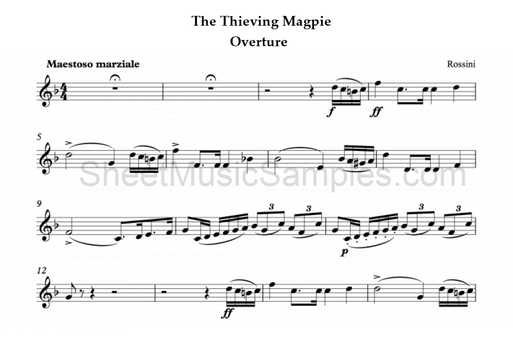 The Thieving Magpie - Overture