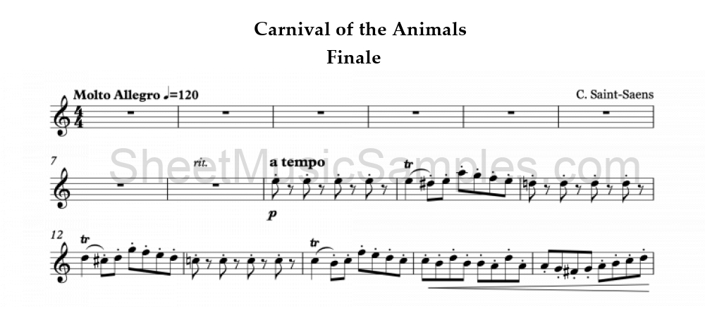 Carnival of the Animals - Finale