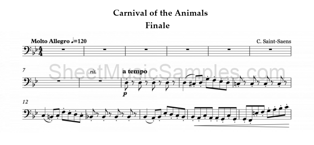 Carnival of the Animals - Finale