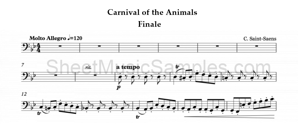 Carnival of the Animals - Finale