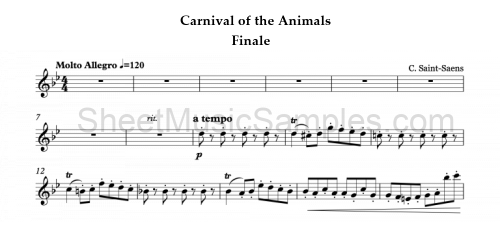 Carnival of the Animals - Finale