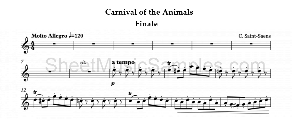 Carnival of the Animals - Finale