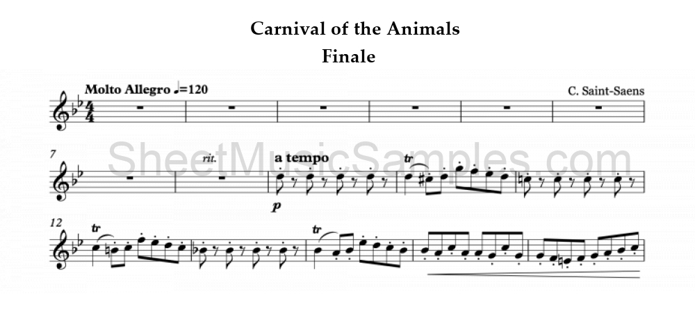 Carnival of the Animals - Finale