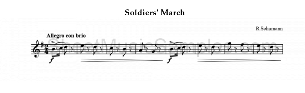 Soldiers' March