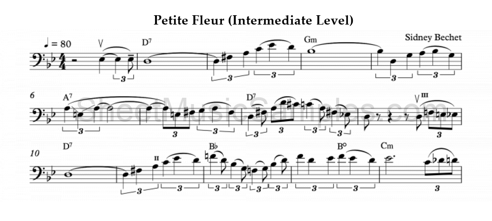 Petite Fleur (Intermediate Level)