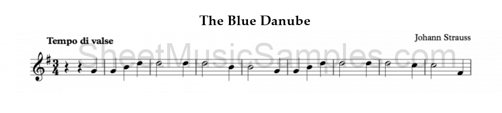 The Blue Danube