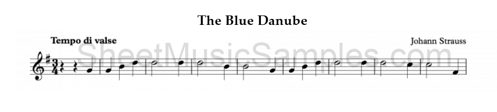 The Blue Danube