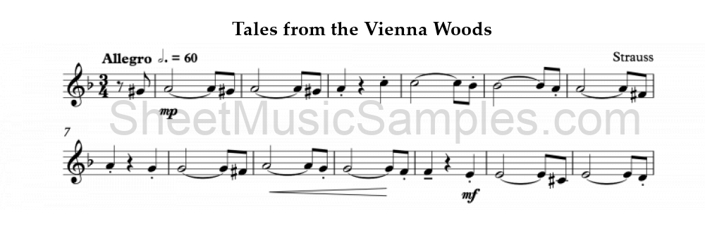 Tales from the Vienna Woods