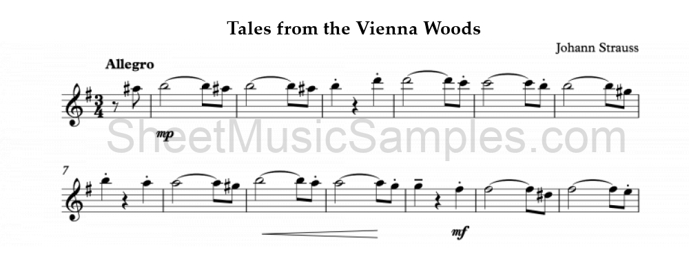 Tales from the Vienna Woods