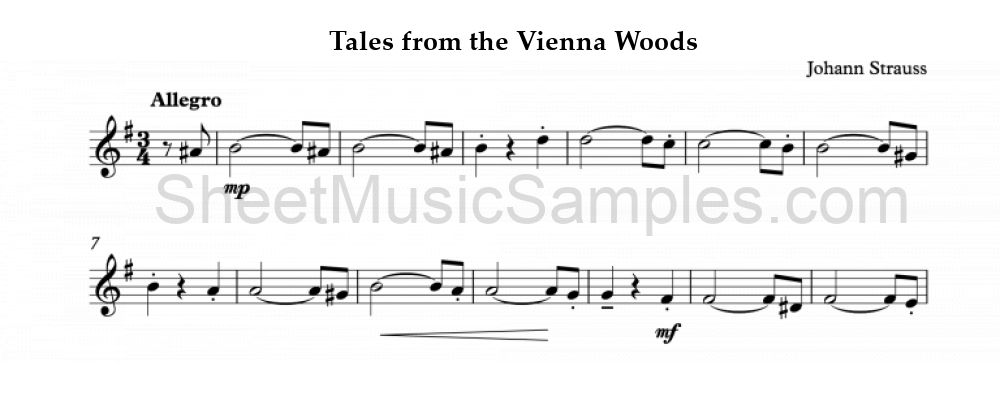 Tales from the Vienna Woods