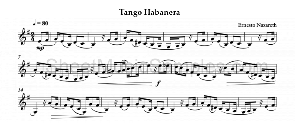 Tango Habanera