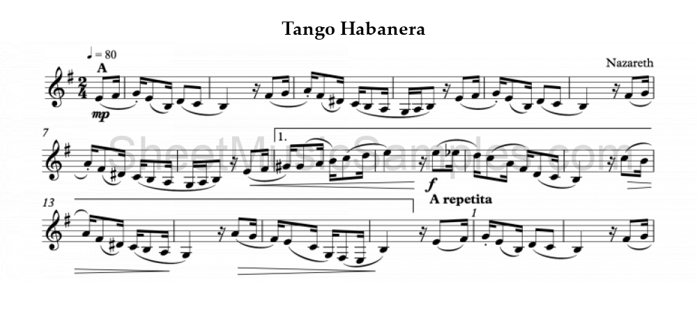 Tango Habanera