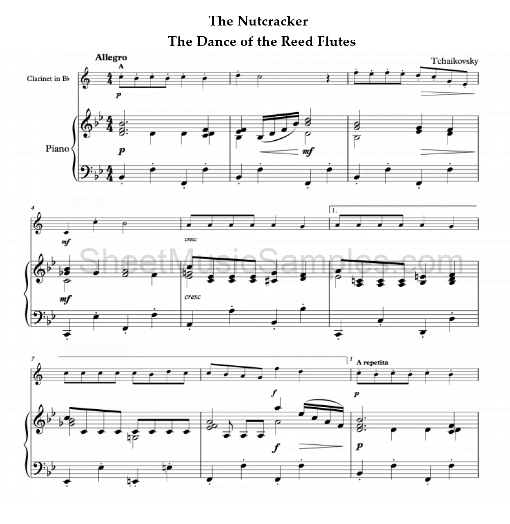 The Nutcracker - The Dance of the Reed Flutes