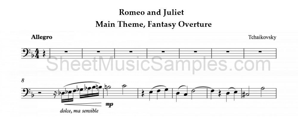 Romeo and Juliet - Main Theme, Fantasy Overture