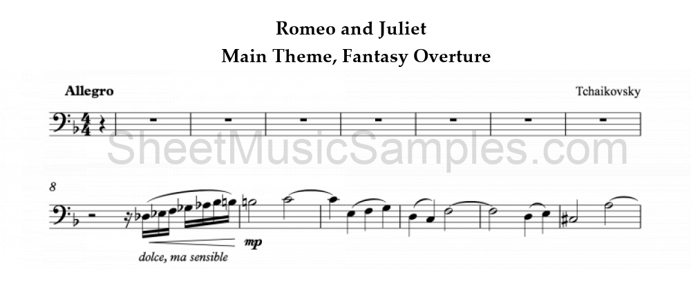 Romeo and Juliet - Main Theme, Fantasy Overture