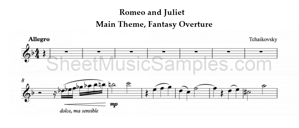 Romeo and Juliet - Main Theme, Fantasy Overture