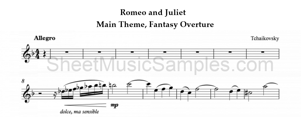 Romeo and Juliet - Main Theme, Fantasy Overture