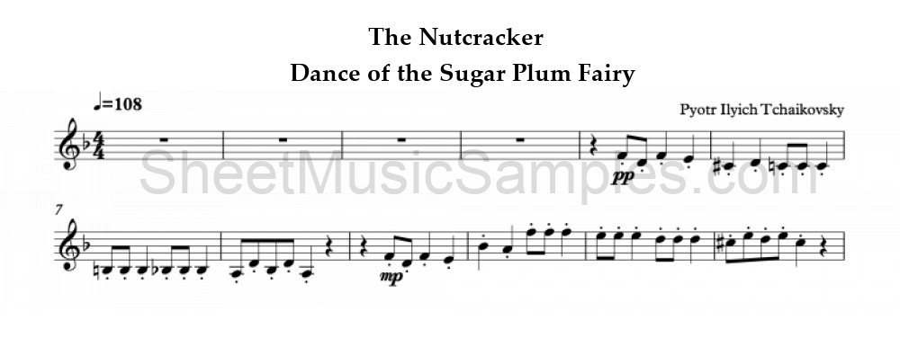 The Nutcracker - Dance of the Sugar Plum Fairy