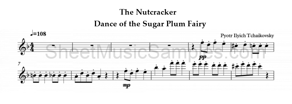 The Nutcracker - Dance of the Sugar Plum Fairy