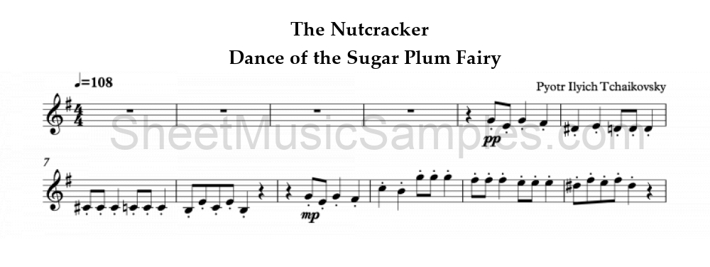 The Nutcracker - Dance of the Sugar Plum Fairy