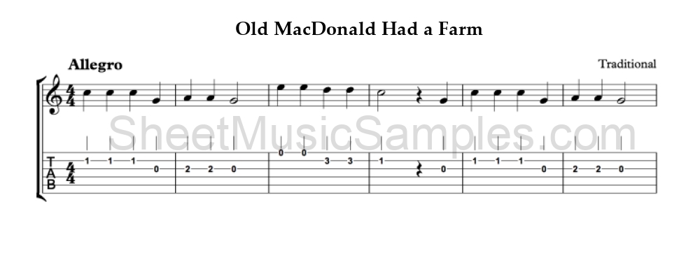 Old MacDonald Had a Farm