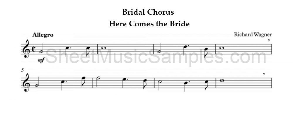 Bridal Chorus - Here Comes the Bride