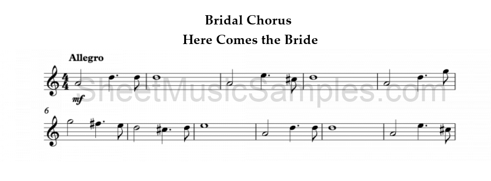 Bridal Chorus - Here Comes the Bride