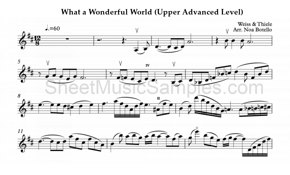 What a Wonderful World (Upper Advanced Level)