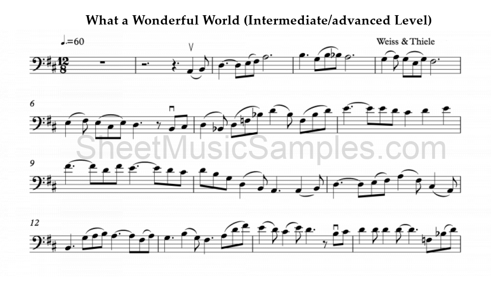 What a Wonderful World (Intermediate/advanced Level)