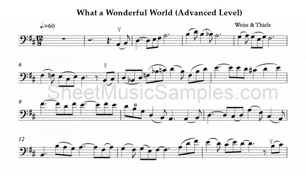 What a Wonderful World (Advanced Level)