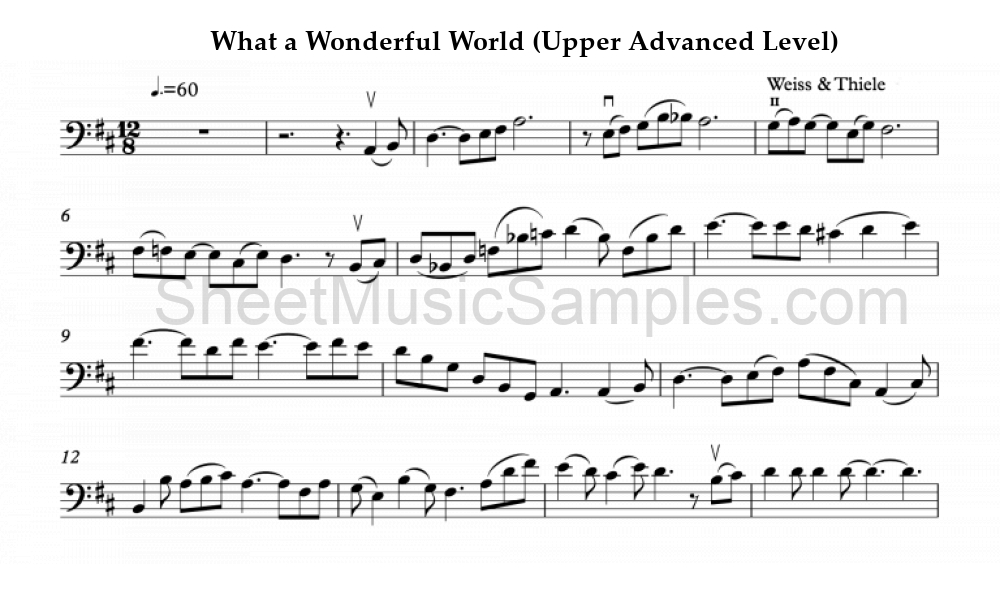 What a Wonderful World (Upper Advanced Level)