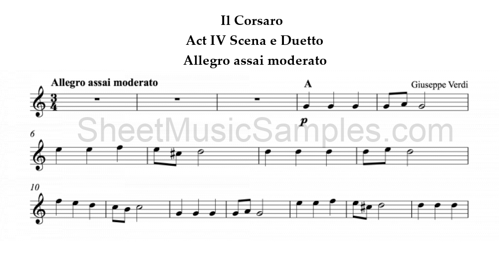 Il Corsaro - Act IV Scena e Duetto - Allegro assai moderato