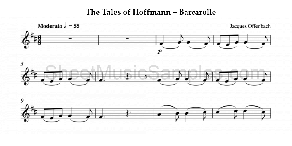 The Tales of Hoffmann – Barcarolle