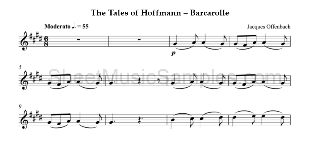 The Tales of Hoffmann – Barcarolle