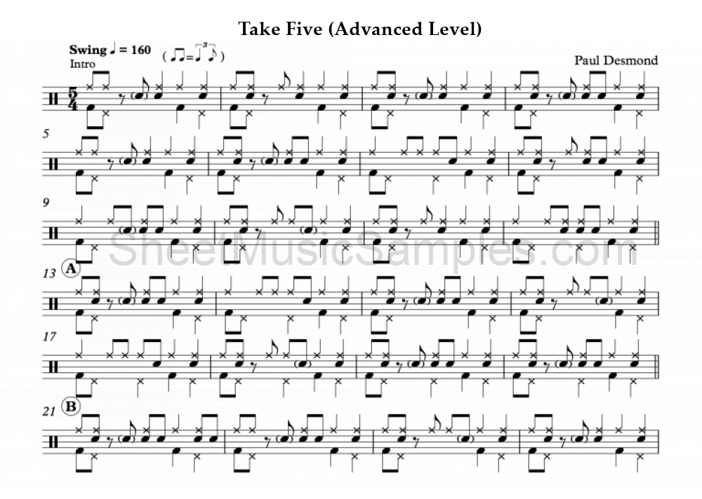 Take Five (Advanced Level)