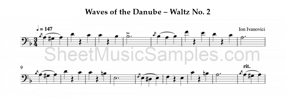 Waves of the Danube – Waltz No. 2