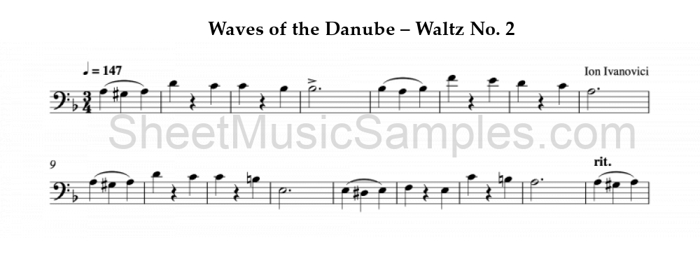 Waves of the Danube – Waltz No. 2