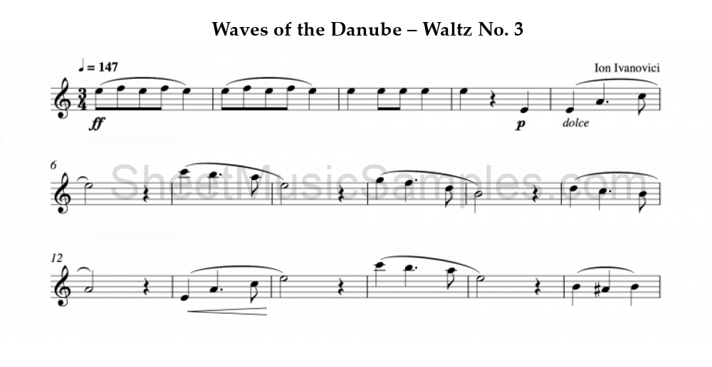 Waves of the Danube – Waltz No. 3