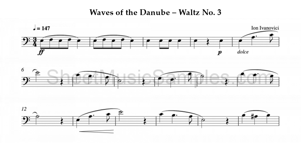 Waves of the Danube – Waltz No. 3