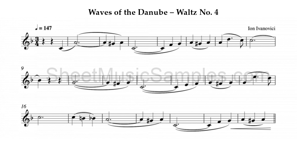 Waves of the Danube – Waltz No. 4