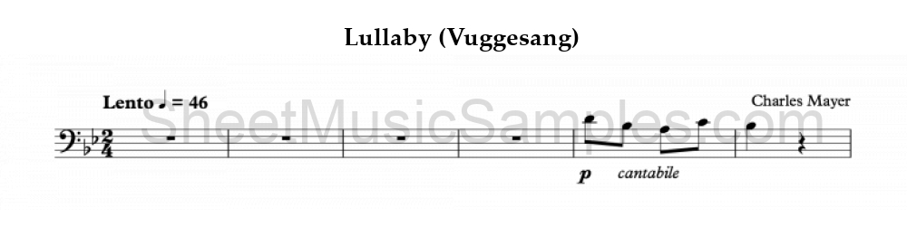 Lullaby (Vuggesang)