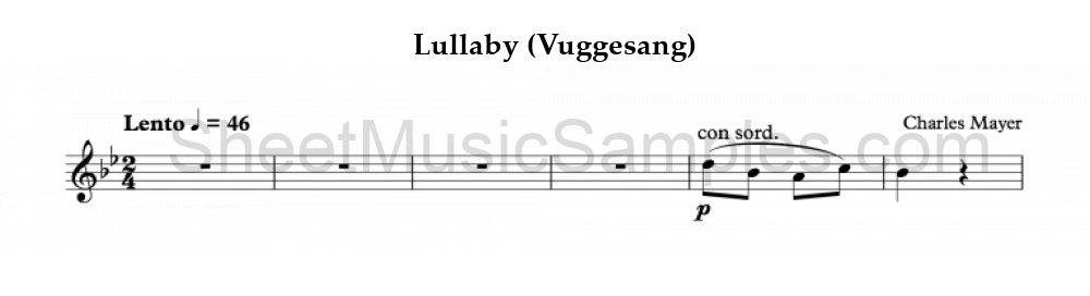 Lullaby (Vuggesang)