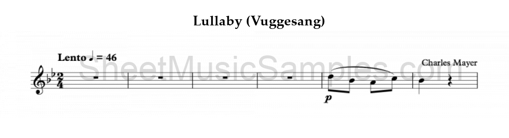 Lullaby (Vuggesang)