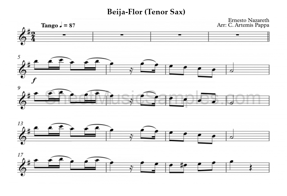 Beija-Flor (Tenor Sax)