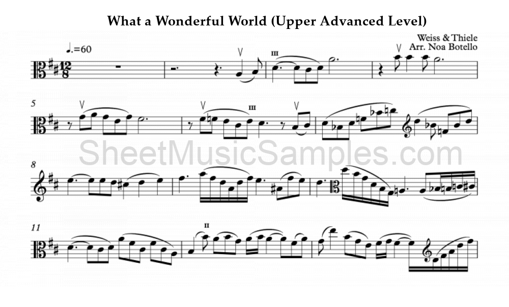 What a Wonderful World (Upper Advanced Level)