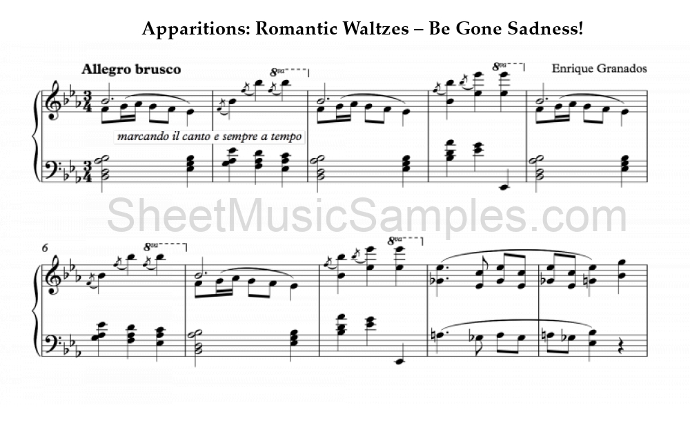 Apparitions: Romantic Waltzes – Be Gone Sadness!