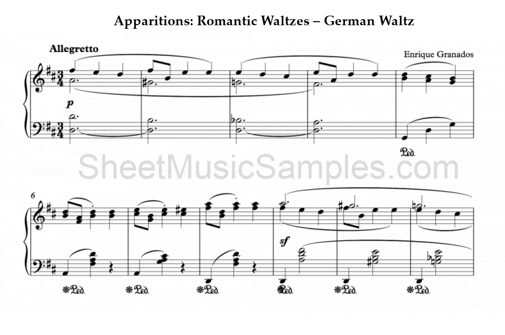 Apparitions: Romantic Waltzes – German Waltz