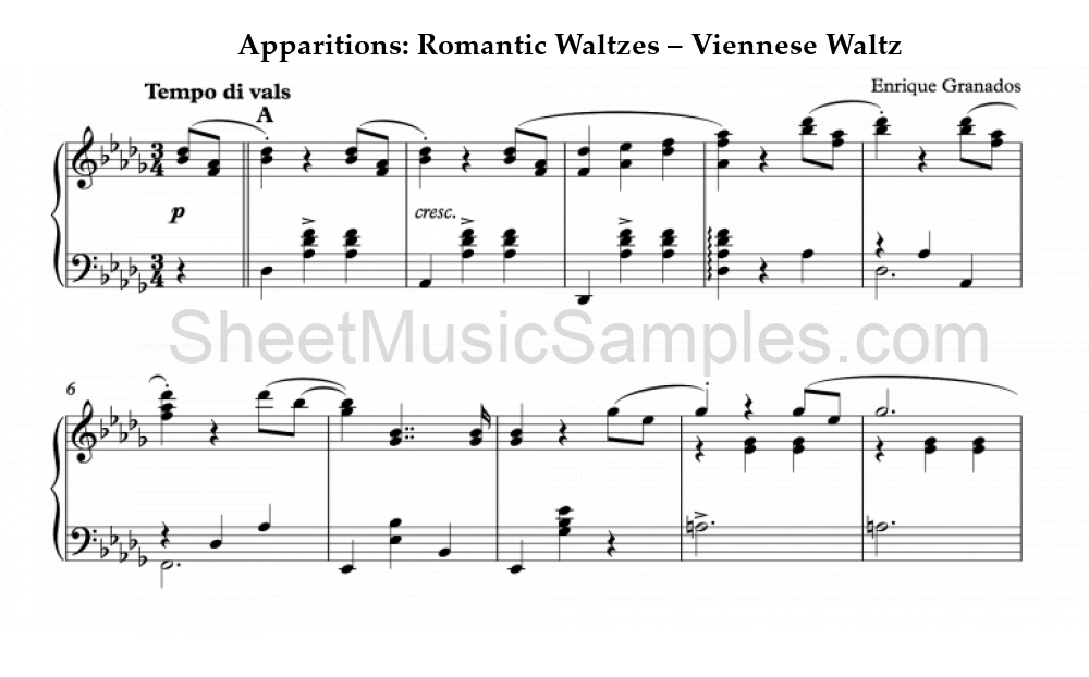 Apparitions: Romantic Waltzes – Viennese Waltz