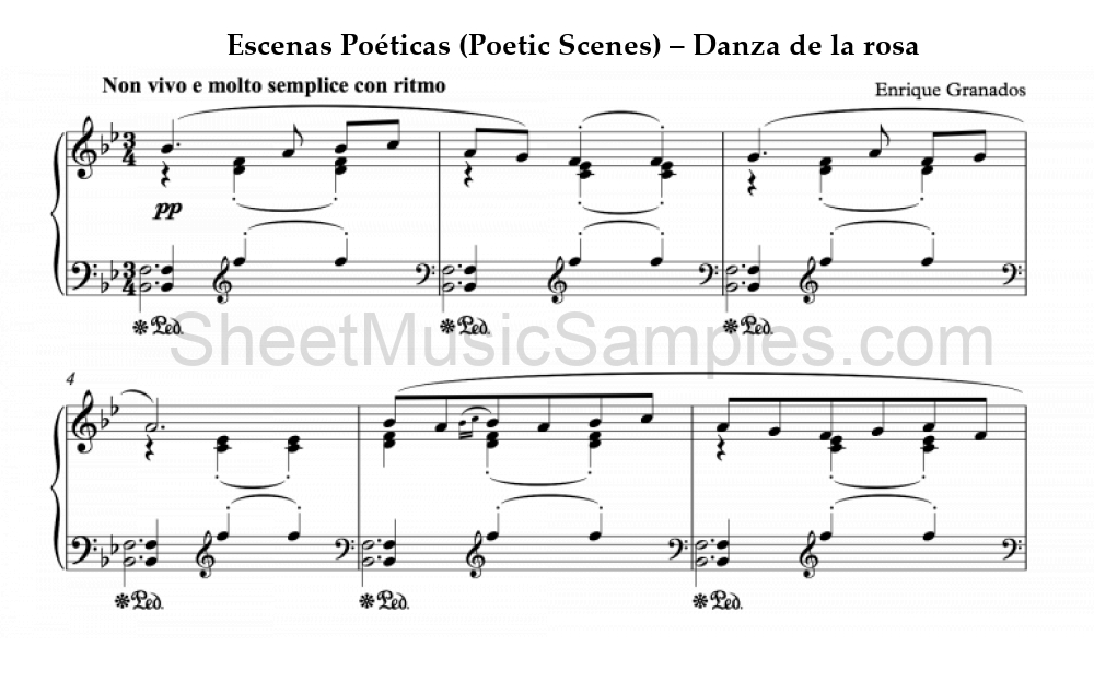 Escenas Poéticas (Poetic Scenes) – Danza de la rosa